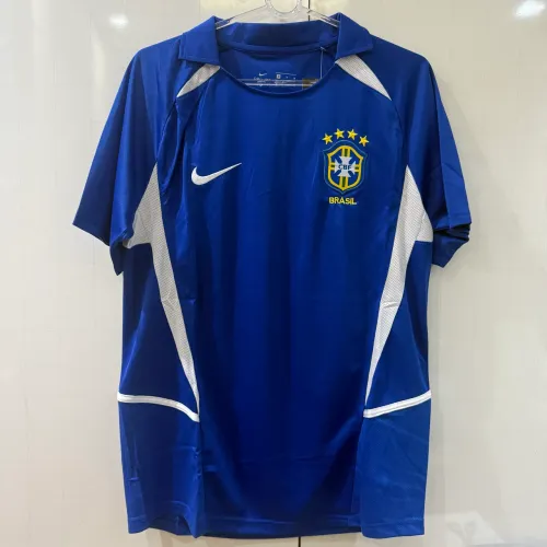 Camisa Seleção Brasileira 2002 Azul