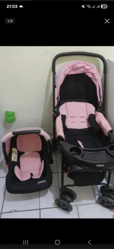 Carrinho de bebe mais bebe conforto