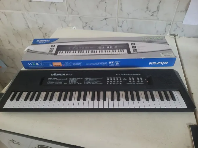 Teclado infantil iniciando