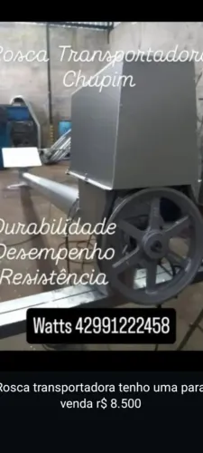 Rosca Transportadora Chupim 5mtrs