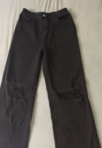 Calça wide leg