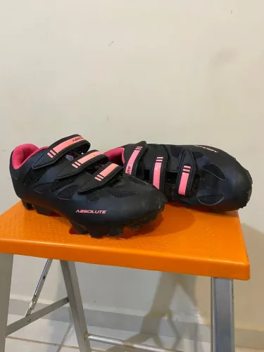 Sapatilha MTB Feminina Absolute Mia (Preto/Rosa)