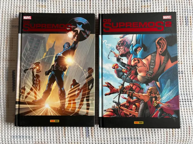 Marvel HQ - Coleção Os Supremos vol 1 e 2 - Capa Dura