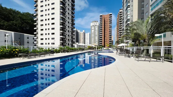 Terramares Astúrias Guarujá, apartamento com terraço gourmet