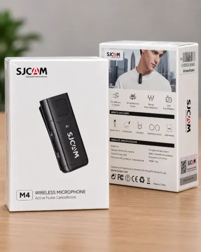 Sjcam M4 Microfone Sem Fio Para Câmera Sj6 Ultra E Sj30