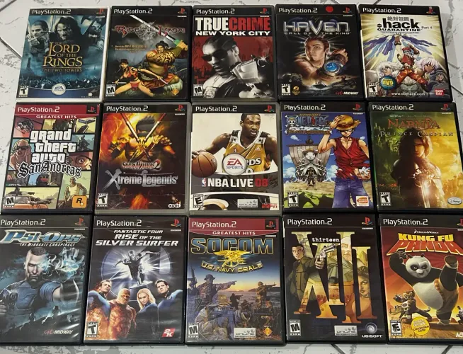 JOGOS DE PS2 ORIGINAIS MIDIA FISICA 75,00 CADA