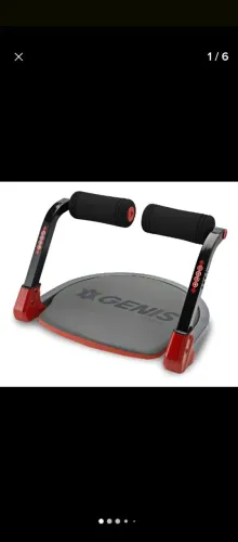 Plataforma abdominal Max Genis Polishop pretos