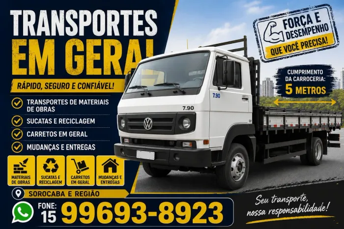 Fretes carretos Sorocaba e região