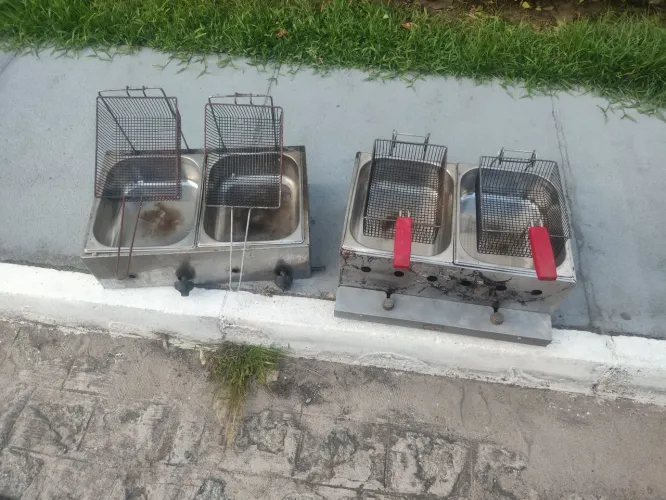 Fritadeira a gás alta pressão e baixa pressão 1100 as duas