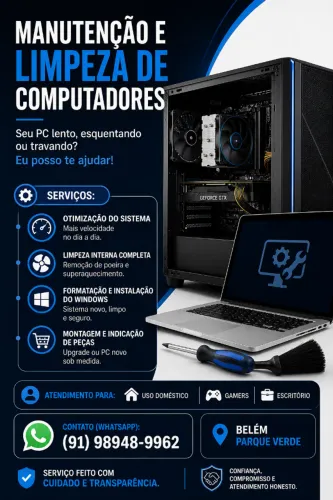 Limpeza e Manutenção de Computadores