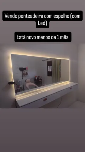 Penteadeira+espelho com Led 