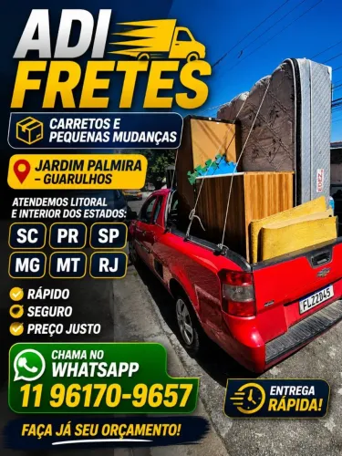 Fretes mudanças e carretos 