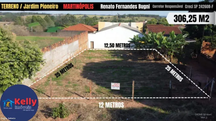 Terreno para Venda em Martinópolis, Jardim O Pioneiro 1