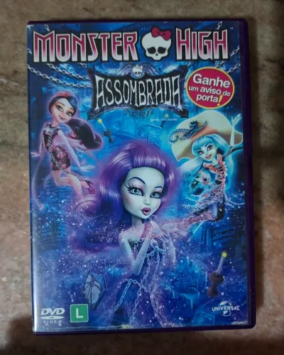 DVD do Filme Haunted/Assombrada Monster High Original Funcionando