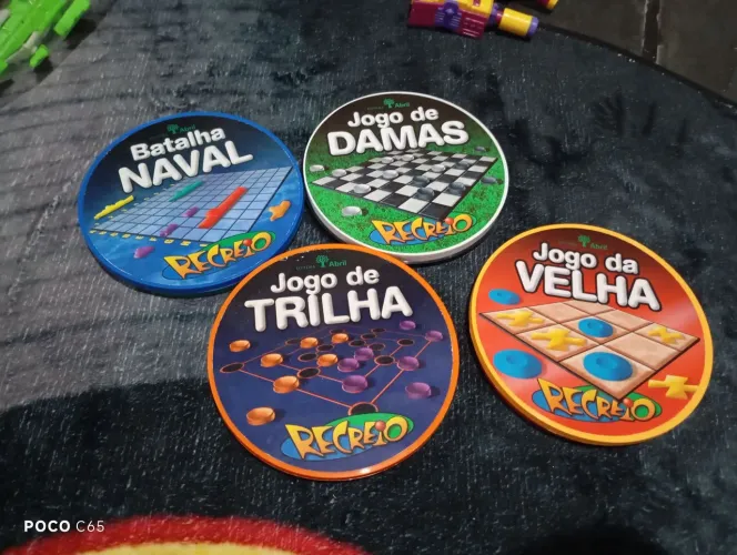 Kit 4 jogos recreio.
