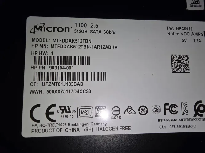 SSD Micron 1100 512GB SATA III 2.5" - Alta Qualidade e Confiabilidade