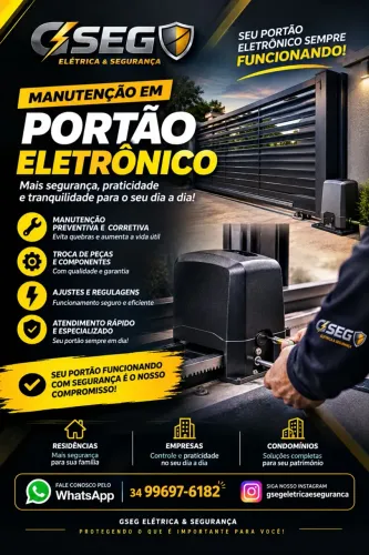 Manutenção em Portão Eletrônico