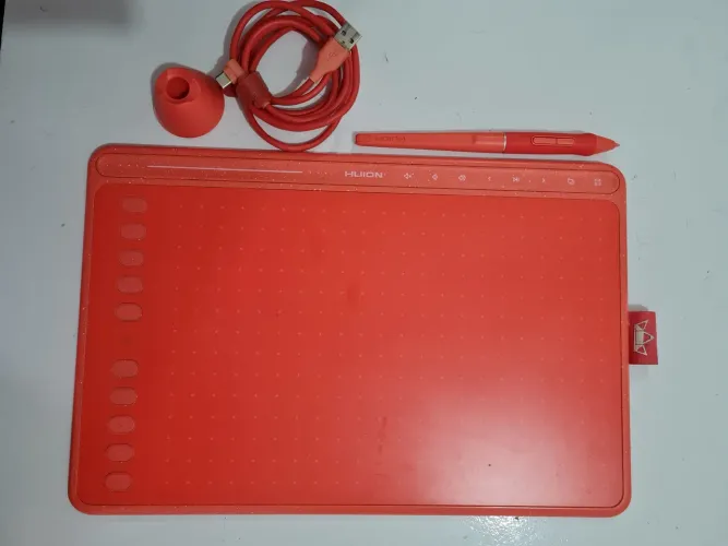 Mesa digitalizadora Huon hs611 rosa/coral