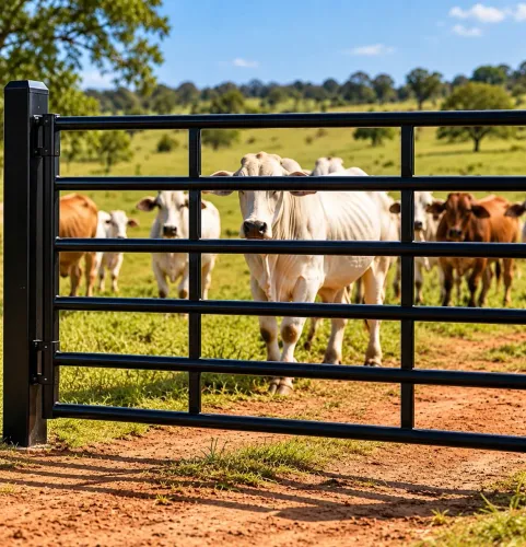 Porteira Metálica para Fazenda - Pintura Eletrostática