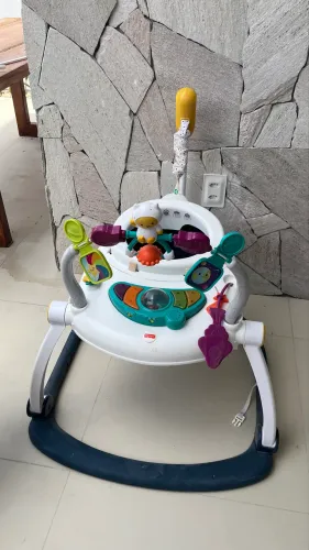 Cadeirinha andador Centro Musical Interativo Jumperoo: Jogo E Aprendizado