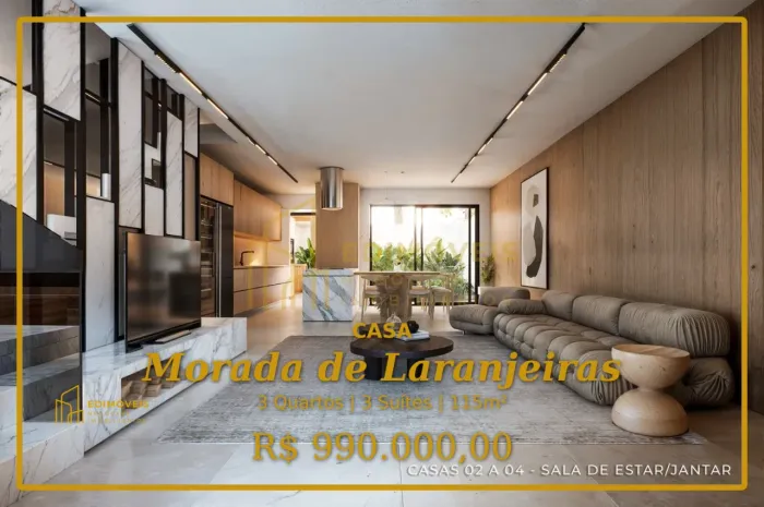 Conforto e Modernidade em Morada de Laranjeiras Venha Conhecer!