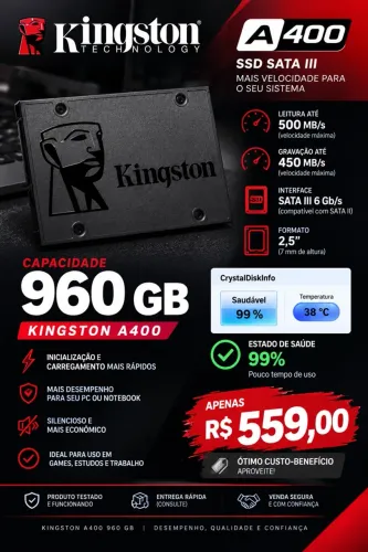 SSD Kingston 960 GB original 