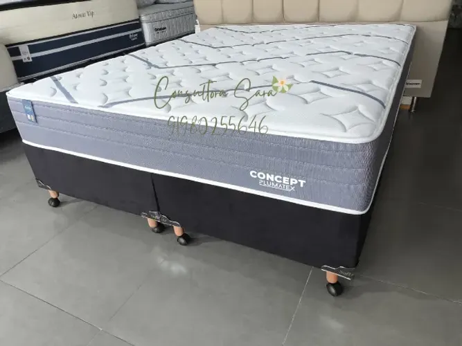 CAMA BOX QUEEN MACIA E CONFORTÁVEL COM ENTREGA GRÁTIS