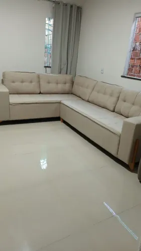 Sofá de linho Grande 