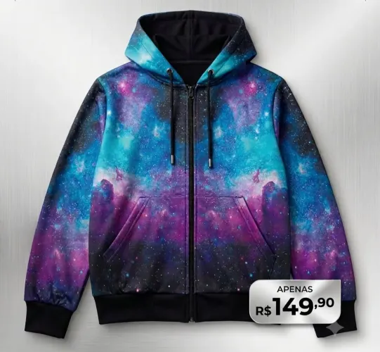 Blusa com Ziper TAM P