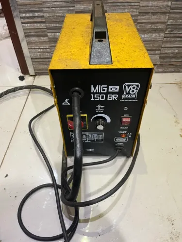 Máquina de solda mig sem gás v8