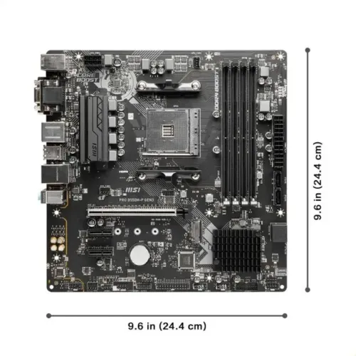 placa mae msi b450m pro vdh max am4 chipset b450