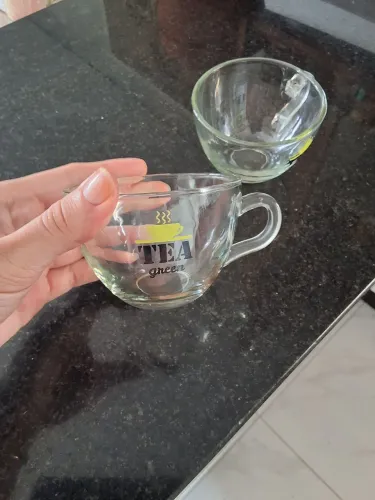 Xícaraa de vidro