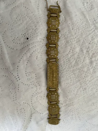 Pulseira de moeda antiga