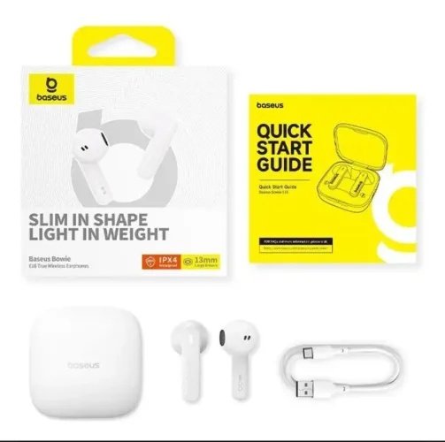 Fone Baseus Bowie E16 Bluetooth sem fio bateria longa novo lacrado