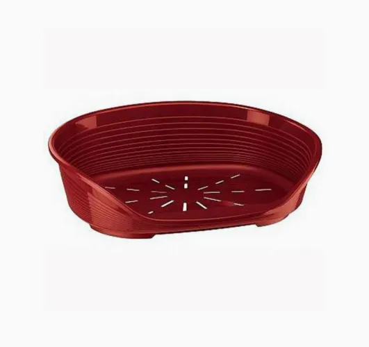 Cama Pet Ferplast Siesta Deluxe Vermelha (Bordô)