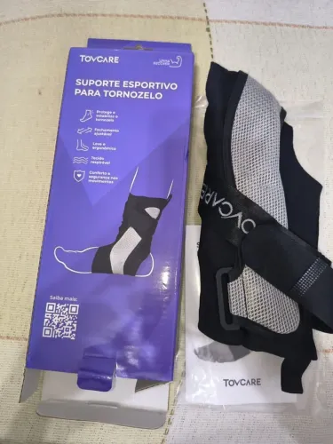 Tornozeleira Esportiva Tovcare com Ajuste em Velcro