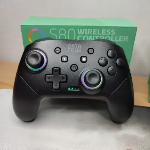 Controle Sem Fio Data Frog S80 RGB BT PC/Android/IOS
