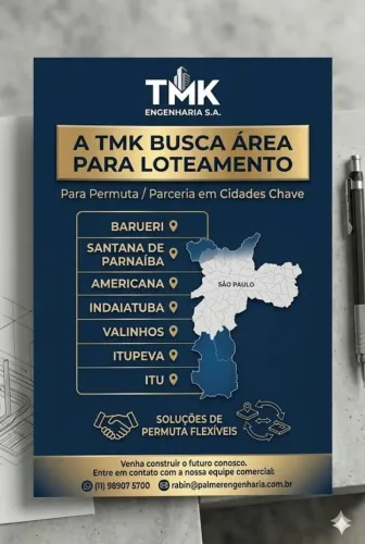 Busco Área para Loteamento (Parceria)