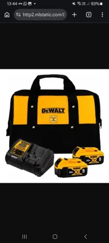 Kit carregador 2 bateria 5ah 20v DEWALT NOVO NA CAIXA