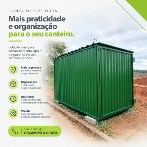 Container de Obra - Fabricação Própria 
