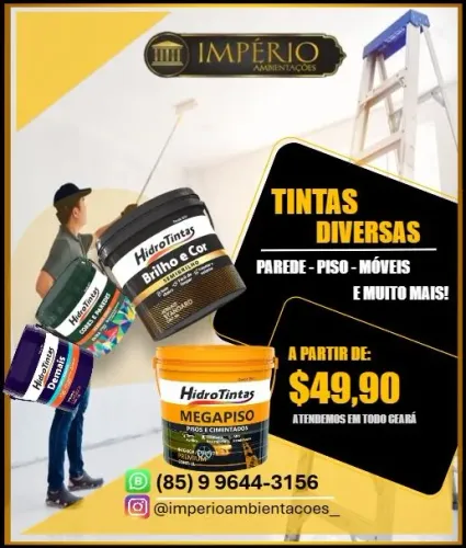 Tintas diversas em promoção!