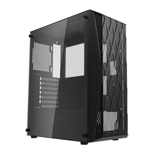 Gabinete Gamer Aigo DarkFlash DK352 Mesh Preto (SEM FANS) - Novo