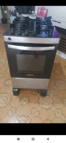 Fogao mesa de vidro inox