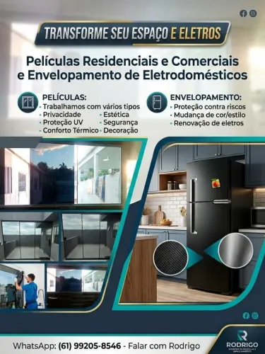 Instalação de peliculas residencial 