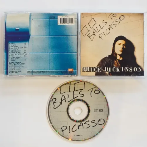 CD - Bruce Dickinson - Balls to Picasso - Parece novo!