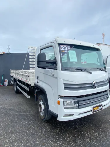 VoksWagen Delivery 9.170 (modelo 2023) com carroceria de madeira
