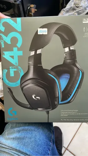 Headset Logitech G432 Headset Gamer Fone de Ouvido 7.1