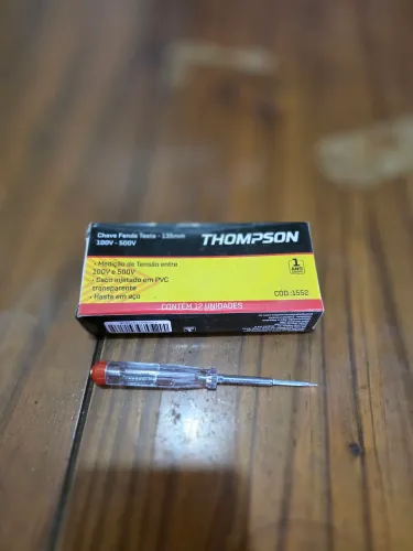 Chave Teste Thompson, caixa com 12unids