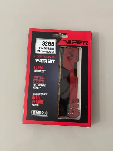 Mémória Ram Patriot Viper 32gb (2x16gb) 3600mhz DDR4