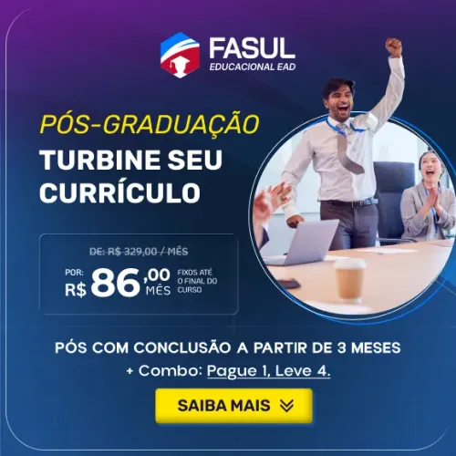 PÓS-GRADUAÇÃO EAD COM MATRÍCULA DE GRAÇA